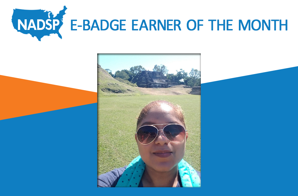 NADSP E-Badge Earner of the Month: Jacqueline Cerna