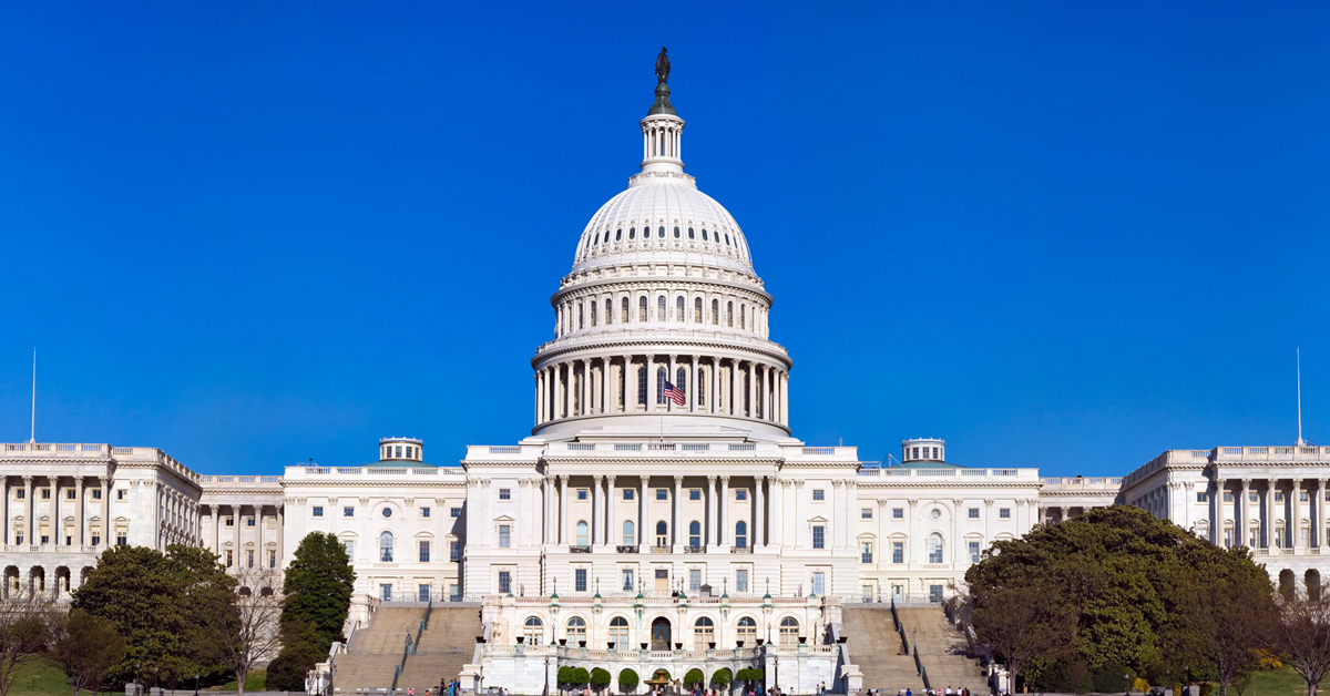 Exterior image of the US Capitol building