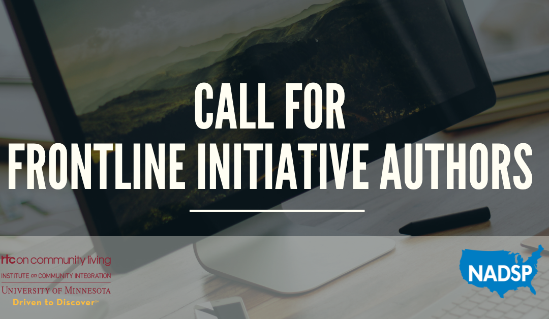 Call for Frontline Initiative Authors
